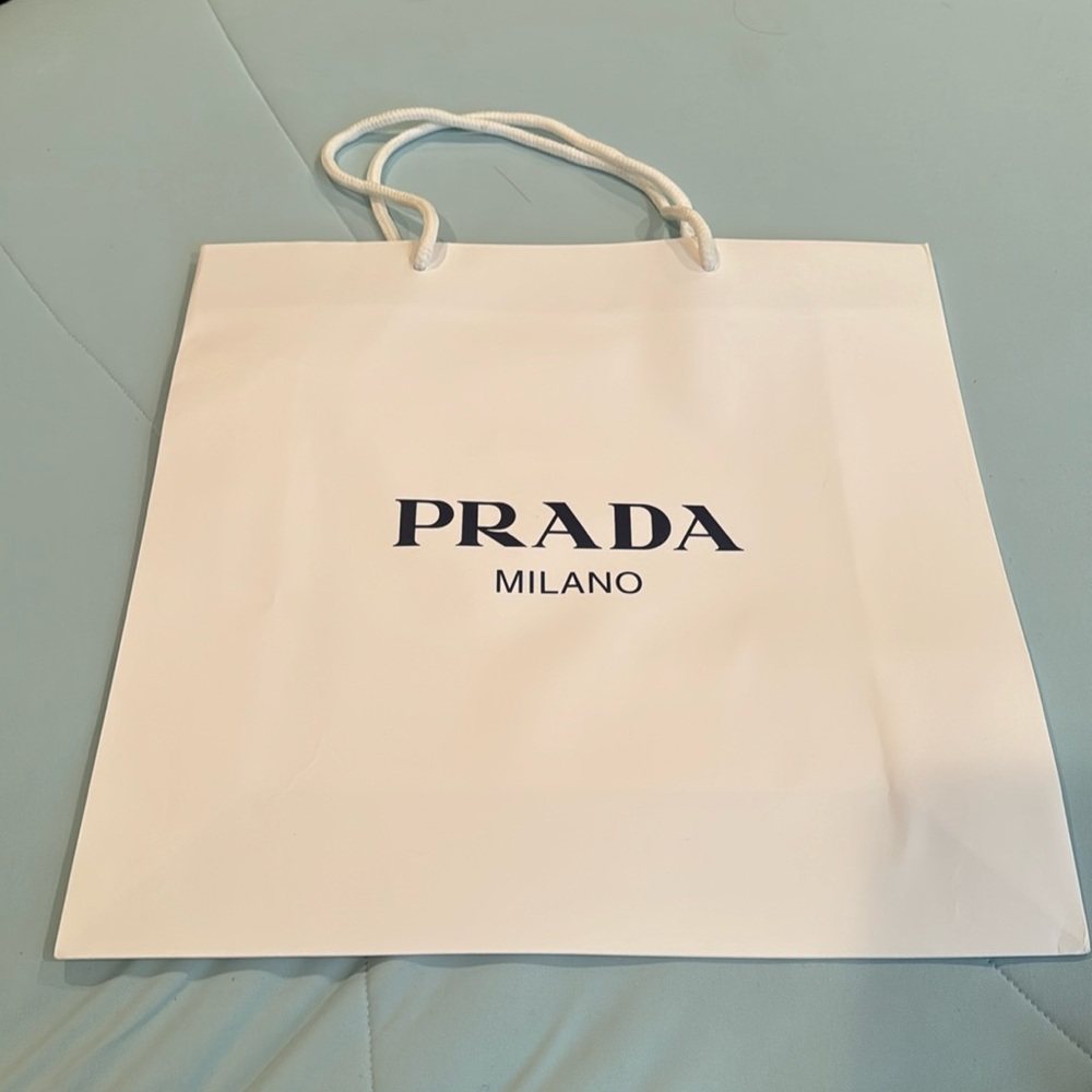 Prada shopping bag